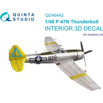 Plastikový model Quinta studio 1/48 P-47N Thunderbolt 3D-Print.&col.Inter. (ACAD)