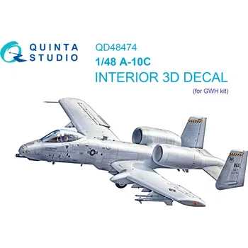 Plastikový model Quinta studio 1/48 A-10C 3D-Print.&col. Interior (GWH)