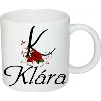Klára hrnek se jménem (hrneček s dámským jménem )