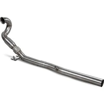 Downpipe se sport-catem (GPF odstraněn) Scorpion pro Audi S3 8V GPF stříbrná