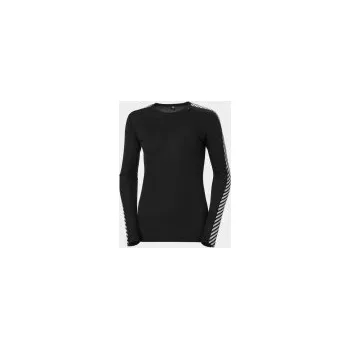 Dámské termoprádlo Helly Hansen LIFA Long-Sleeve Crew Black Base layer dámské triko černá S