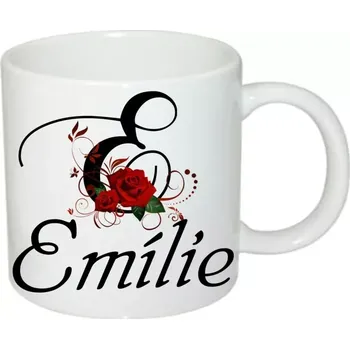 Emílie hrnek se jménem (hrneček s dámským jménem )