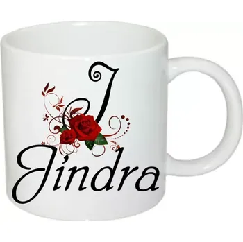 Jindra hrnek se jménem (hrneček s dámským jménem )