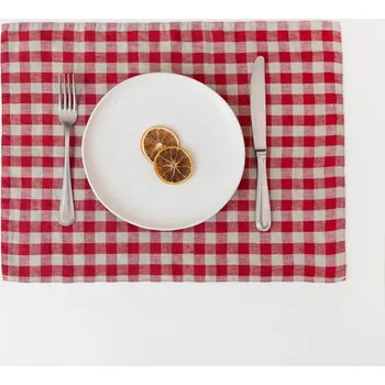 prostírání Látkové prostírání 35x45 cm Red Gingham – Linen Tales ID_1694704