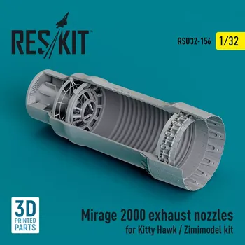 Plastikový model Reskit 1/32 Mirage 2000 exhaust nozzle (KITTYH/ZIMI)
