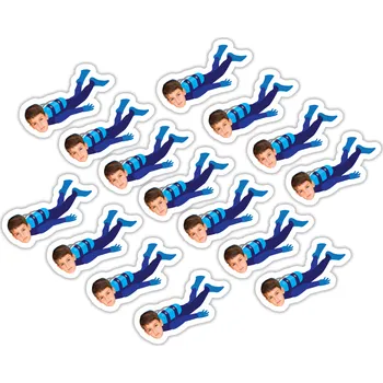 Party nádobí Personal Personalizované konfety - Modré narodeniny