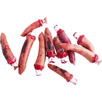 Party dekorace Usekané prsty, balení 10 kusů