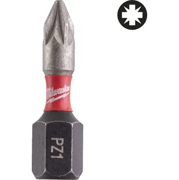 Bit MILWAUKEE Šroubovací bity PZ 1 Shockwave™ Impact Duty™ 25mm, 1ks