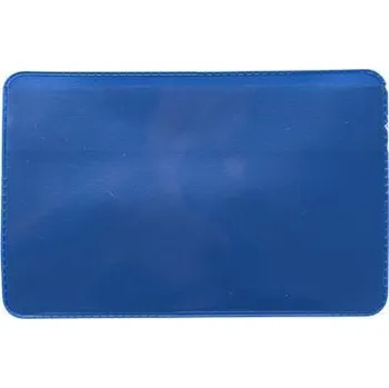 Logistická kapsa, modrá, samolepicí, 100 x 60 mm, PVC, DJOIS F200057