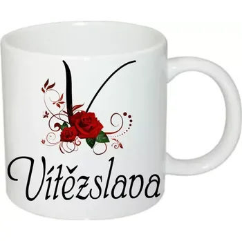 Vítězslava hrnek se jménem (hrneček s dámským jménem )