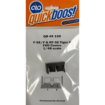 Plastikový model Quickboost 1/48 F-5E/F & RF-5E Tiger II FOD covers (AFV)