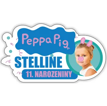 Party nádobí Personal Personalizovaná podložka pod tanier - Peppa Pig