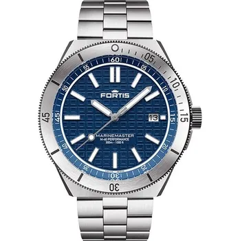 Hodinky Fortis Marinemaster M-40 Ocean Blue F8120029 + 5 let záruka a dárek ZDARMA
