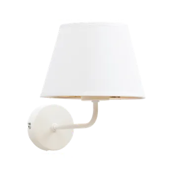 Nástěnné svítidlo Eltap Moderní nástěnná lampička Vespillo 1A, 20x20x23cm bílá/zlatá