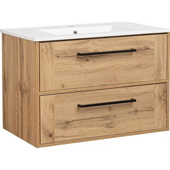 Koupelnový nábytek BPS-koupelny Koupelnová skříňka s keramickým umyvadlem Vivi OW 80