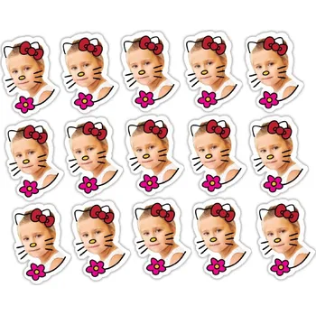 Party nádobí Personal Personalizované konfety - Hello Kitty