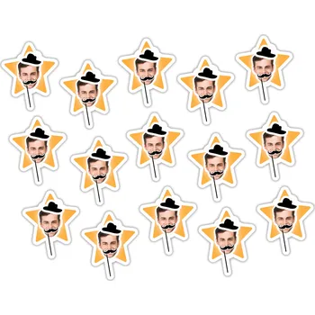 Party nádobí Personal Personalizované konfety - Movember