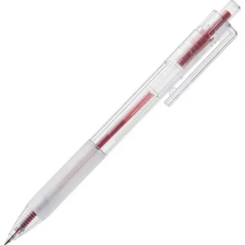Kuličkové pero MUJI 0,7mm, červené