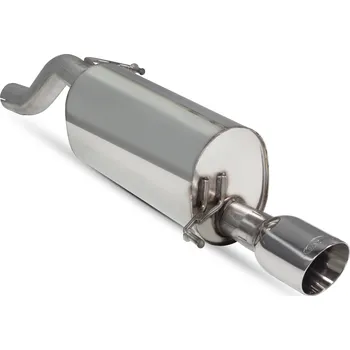 Zadní tlumič Scorpion pro Opel Corsa E 1,4 Turbo Daytona stříbrná