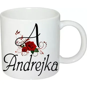 Andrejka hrnek se jménem (hrneček s dámským jménem )