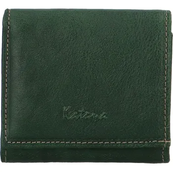 Peněženka Dámská kožená peněženka tmavě zelená - Katana Triwia zelená