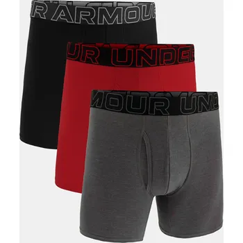 Boxerky Pánské boxerky Under Armour M UA Perf Cotton (3ks) 1383889-025 Šedá 4XL