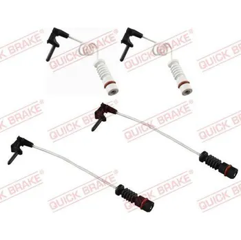 Brzdová destička Výstražný kontakt, opotřebení obložení Quick Brake WS 0301 A QB