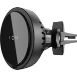 Držák s bezdrátovým nabíjením a aktivním chlazením FIXED MagCool s podporou uchycení MagSafe, 15W, černá