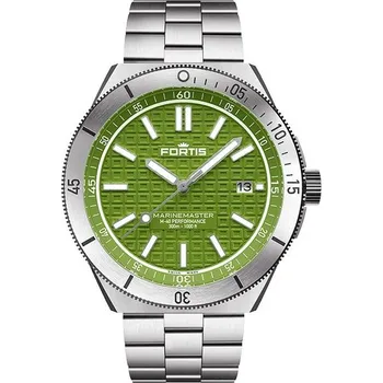 Hodinky Fortis Marinemaster M-40 Woodpecker Green F8120008 + 5 let záruka a dárek ZDARMA
