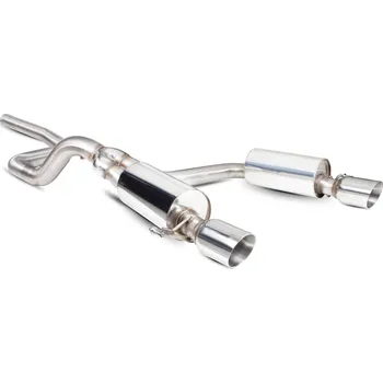 Non-resonated cat-back výfuk Scorpion pro Opel Corsa D VXR/Nurburgring Daytona stříbrná