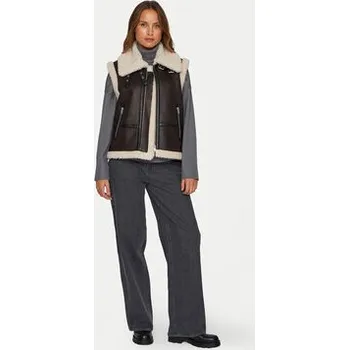 Pánská vesta Vila Vesta Risi 14097989 Hnědá Regular Fit 38