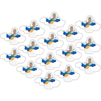 Party nádobí Personal Personalizované konfety - Letadlová oslava