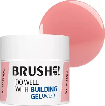 Přípravek na nehty BRUSH UP! Stavební UV/LED gel Do Well with Building Gel So Natural, 12g
