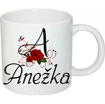 Anežka hrnek se jménem (hrneček s dámským jménem )