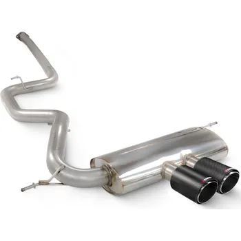 Non-resonated cat-back výfuk Scorpion pro Ford Focus MK3 ST 250 Hatch bez GPF Ascari stříbrná