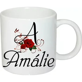 Amálie hrnek se jménem (hrneček s dámským jménem )