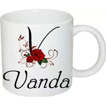 Vanda hrnek se jménem (hrneček s dámským jménem )