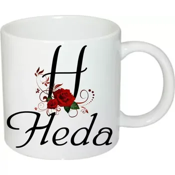 Heda hrnek se jménem (hrneček s dámským jménem )