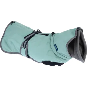 Obleček pro psa Nomad Tales Bloom kabát pro psy granitový, délka zad cca 35 cm pro psa