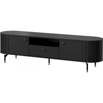 Obývací pokoj TV skříňka/stolek Terkiro 180 2D1S TR05, Barva: černá MIRJAN 5903211375200