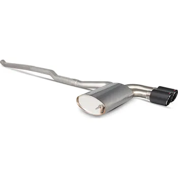 Non-resonated cat-back výfuk Scorpion pro Mini Cooper S F56 3-dvéř bez GPF Ascari stříbrná