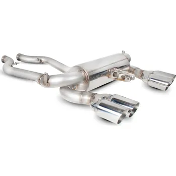 Polosystém Scorpion pro BMW E90, E92 M3 Daytona stříbrná