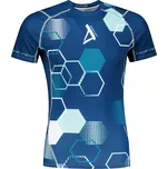 Pánské funkční kompresní tričko s krátkým rukávem premium ALTISPORT VOJ/ALM037TR04 NÁMOŘNÍ MODRÁ S