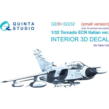 Plastikový model Quinta studio 1/32 Tornado ECR Italian 3D&col.Int.(ITA) SMALL