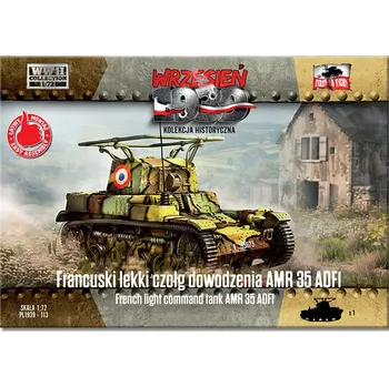 Plastikový model First To Fight 1/72 French light command tank AMR 35 ADF1