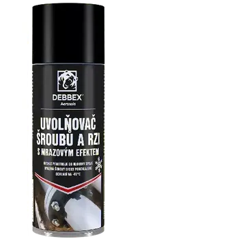 Uvolňovač šroubů a rzi ve spreji s mrazovým efektem 400ml DEBBEX