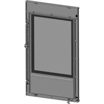 Krbová kamna Romotop Dveře topeniště Barva: Stříbrná