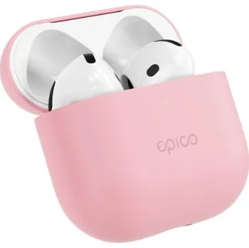 Pouzdro na mobilní telefon Epico Silicone Cover AirPods 4/4 with ANC - růžová