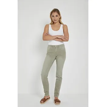 Dámské kalhoty Kalhoty Para Mi Celine 226001 - 612 zelené úzkého střihu Velikost: 38