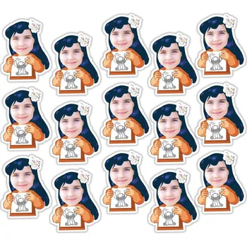 Party nádobí Personal Personalizované konfety - Lilo a Stitch